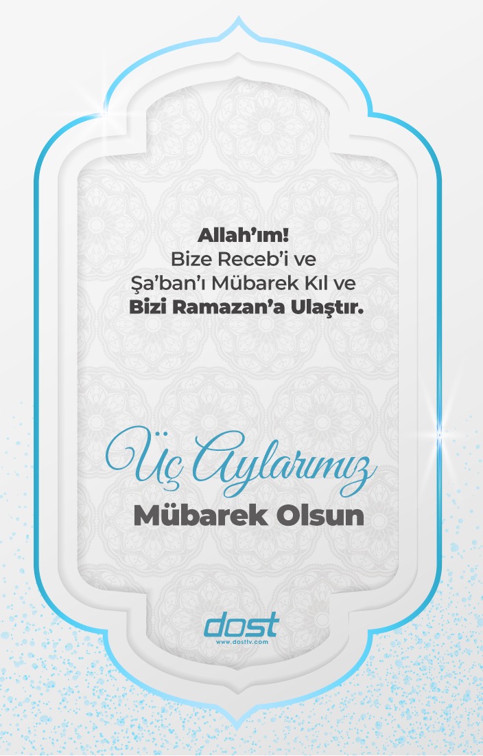 Üç Aylarımız Mübarek Olsun..
#üçaylar #recepayı
#dostradyotv