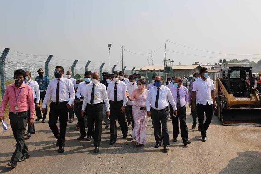 CIAR_SriLanka's tweet photo. Major General (Rtd) G. A. Chandrasiri, Chairman AASL, made a visit to inspect the progress of the ongoing  development projects @CIAR_SriLanka. 

@DeirdreDe https://t.co/g5oBj6D6C4