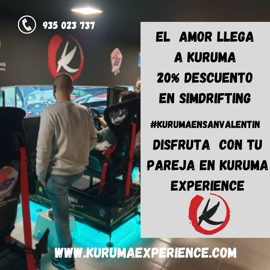 ❗SAN VALENTÍN  LLEGA A KURUMA  EXPERIENCE  ❗

⚠️HASTA EL 14 DE FEBRERO⚠️

📞935023737

kurumaexperience.com