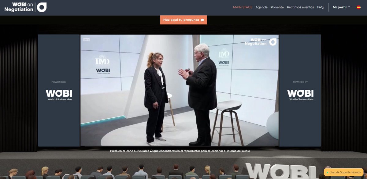 eNubes's tweet image. 2º día de la #masterclass digital de negociación que @eNubes desarrolla para @wobi_en.
El negociador de rehenes @gkohlrieser, ayer nos habló del efecto persona: "Es un desencadenante para activar emociones positivas o negativas.