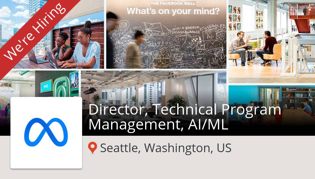 jacky_mfon's tweet photo. Check out this #job: Director, #Technical Program #Management, AI/ML at #Facebook (#SeattleWashingtonUS) https://t.co/74pneuK7Xm https://t.co/8RbKDdWkMA