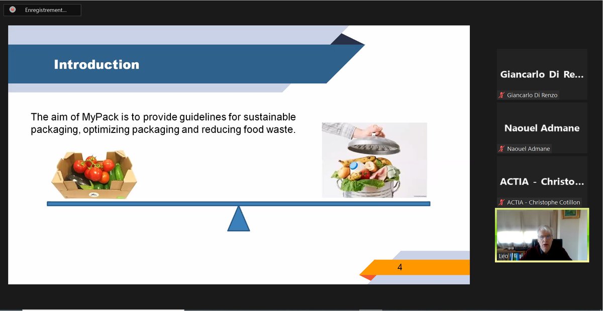 MyPack EU project tweet media