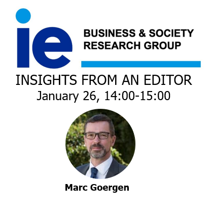 IE_BSRG's tweet photo. Last week, Marc Goergen led a fascinating session for our research group. He shared key insights around publishing, drawing on his experiences as an Associate Editor and Editor. Thank you, @marcgjg https://t.co/Ud9asQExVi
