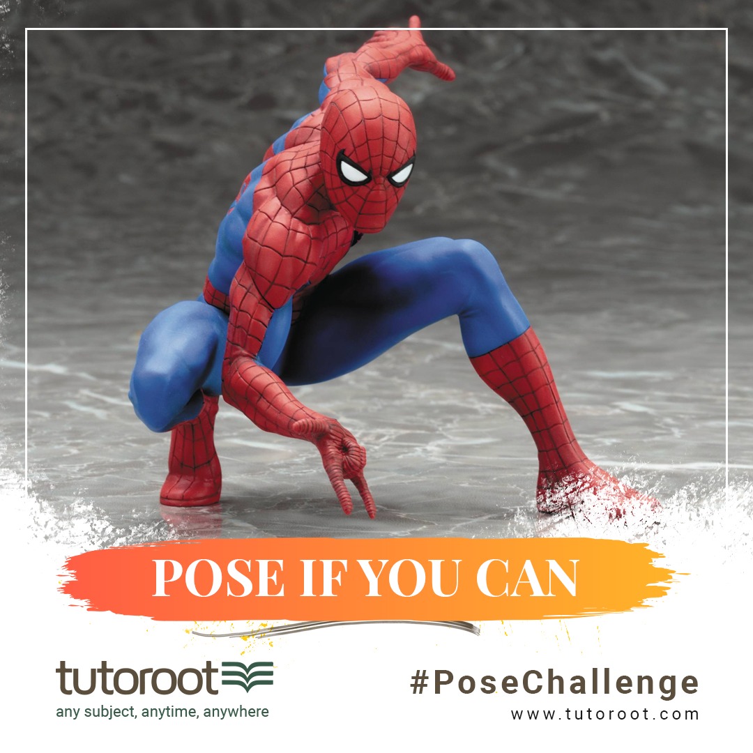 It doesn't matter if you're dressed as Spiderman. Just give it your best shot.

We’re hoping for some great poses from you all.

#Tutoroot #bestpose #poseadaychallenge #posechallenge #giveitall #poseifyoucan  #StaySafe #StayHome 

Photo Credits: Sony/Marvel