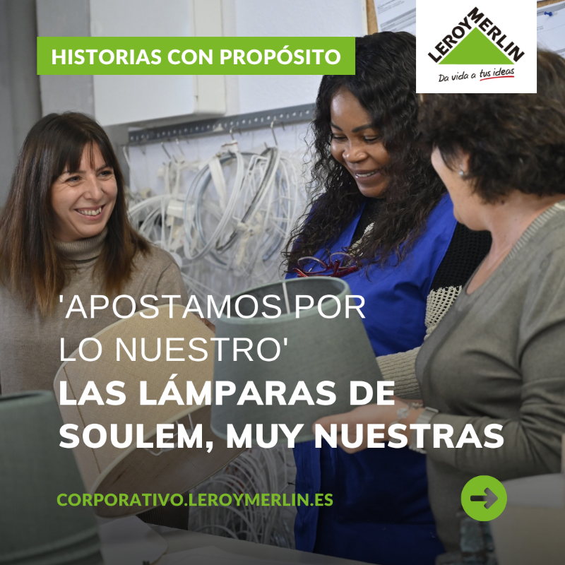 LeroyMerlinCorp's tweet photo. Descubre el valor social, ambiental y económico que se esconde tras SoulEM, nuestras lámparas con alma.💚🛋️

Más información sobre nuestras historias con propósito y la apuesta por lo nuestro mediante nuestros proveedores en 👇