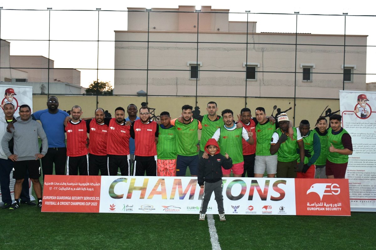 Egssco's tweet photo. لقد بدأنا فعاليات اليوم الرياضي مبكرا هذا العام , حيث شارك جميع الموظفين في المبارة الإفتتاحية لبطولة كرة القدم التي تنظمها الشركة هذا العام
#sportsDay #doha #egssco https://t.co/IyxM9fZava