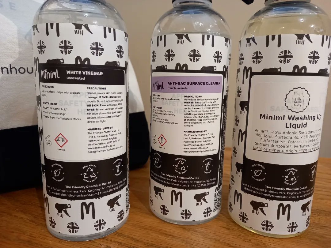Ironbridgeview's tweet photo. β€ Loving our Miniml refillable eco cleaning products from The Little Green Pantry in Wellington.
Miniml Refills #Thelittlegreenpantry
#substainable #reduce #reuse #refill #carbonfootprint #ecofriendly #cleanhouse #cleanhousecleanmind #nontoxic https://t.co/9VIfvFtCkU