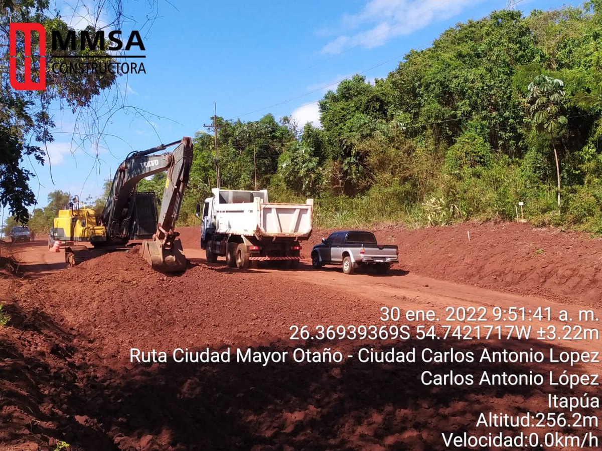 ArnoldoWiens's tweet image. ACCESO A PUERTO MAYOR OTAÑO| En plena marcha esta obra fundamental que conectará el Corredor de Exportación con este puerto sobre el río Paraná @mopcparaguay @MaritoAbdo