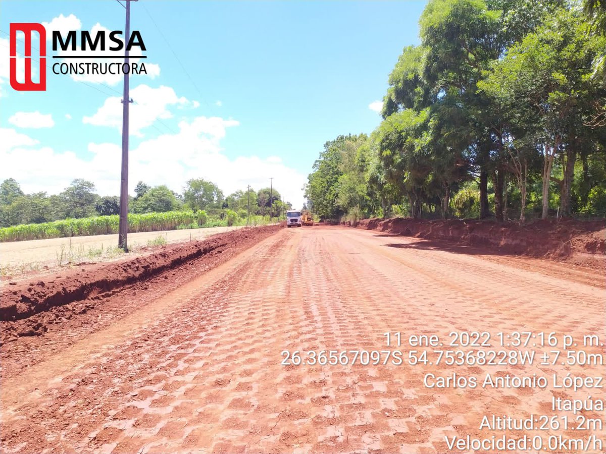 ArnoldoWiens's tweet image. ACCESO A PUERTO MAYOR OTAÑO| En plena marcha esta obra fundamental que conectará el Corredor de Exportación con este puerto sobre el río Paraná @mopcparaguay @MaritoAbdo