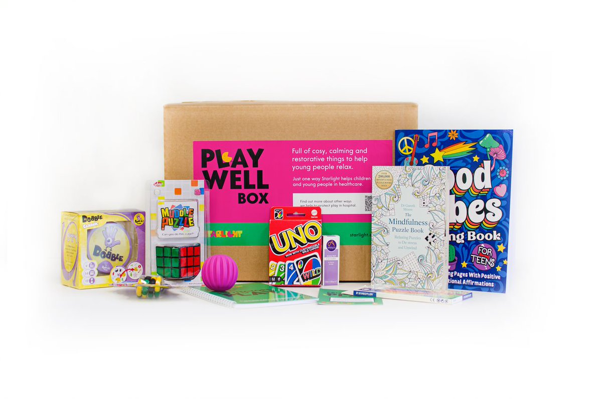 At Starlight, we want to ensure young people are supported throughout their hospital experience. 

📣That is why, we are so excited to be piloting a new Play Well Box focused on young people.
