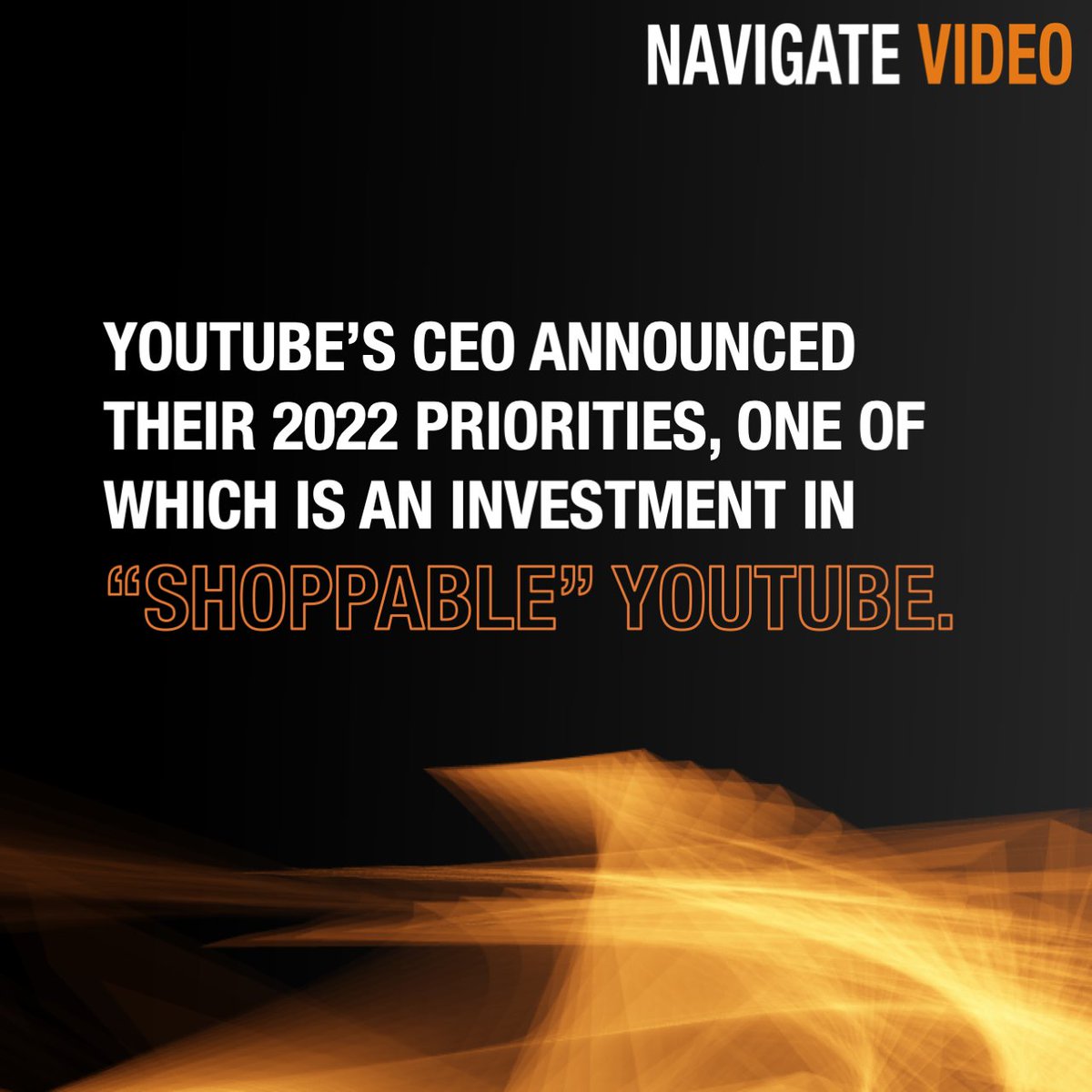 NavigateVideo's tweet image. Google’s plan to make #YouTube a major shopping destination is underway! 🛍

What does this shift towards #shoppableYouTube mean for brands? Click here for our tips to brands investing in YouTube 👉 👉 bit.ly/3GmrE2c