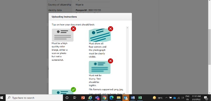 tosinlonge's tweet photo. @amazon I've been trying all morning to create a seller account. I can't get past this page! The pop up page just won't go! https://t.co/4yfFPjHd0A