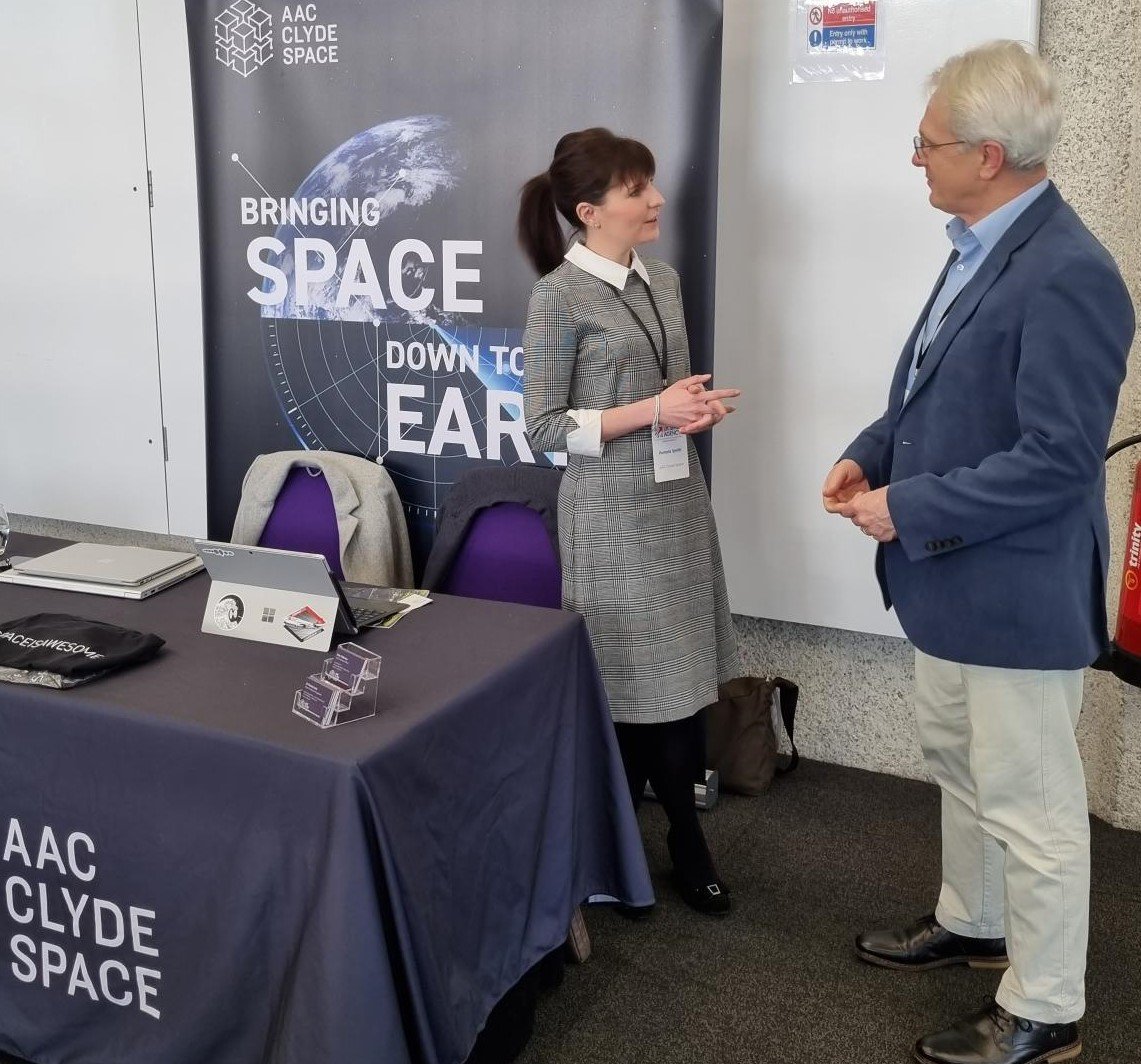 AACClydeSpace's tweet photo. Our team were delighted to attend the @spacegovuk #SpacetoConnect event yesterday, bringing together the #UKspace #applications community. https://t.co/PynI25AYew