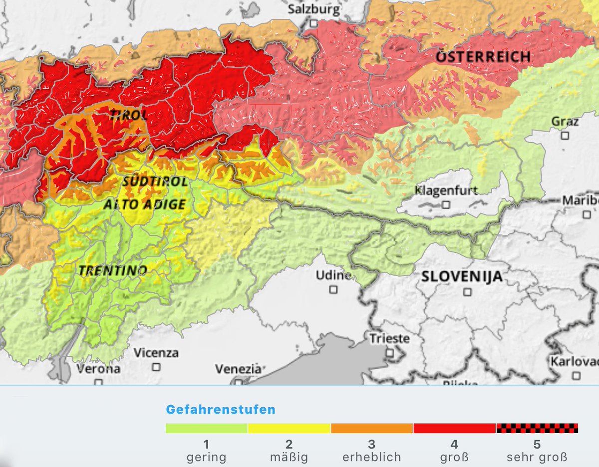 Snow News on Twitter "‘High’ danger level of avalanches