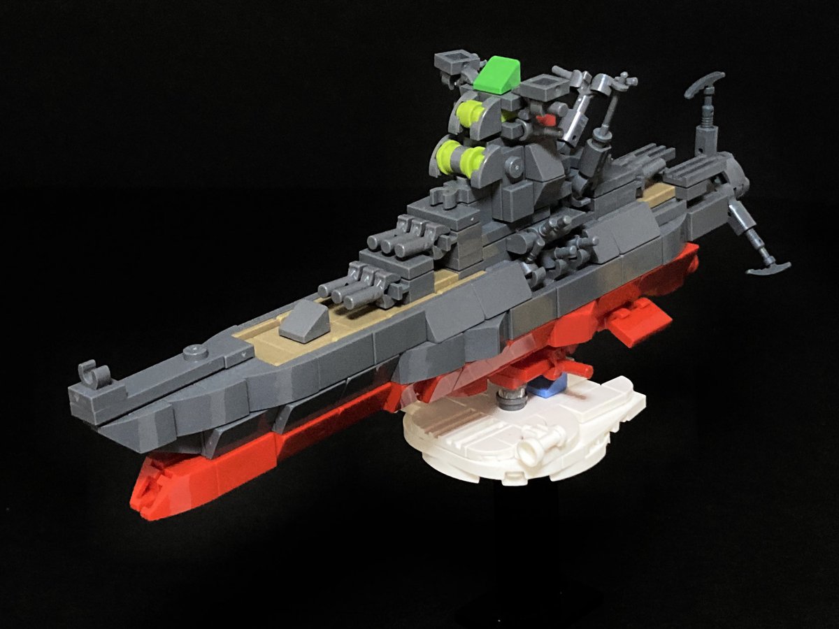 宇宙戦艦ヤマト ラミカコレクション 決戦！七色星団 】 #LEGO宇宙船杯2022 に参加します！ 今回は宇宙戦艦