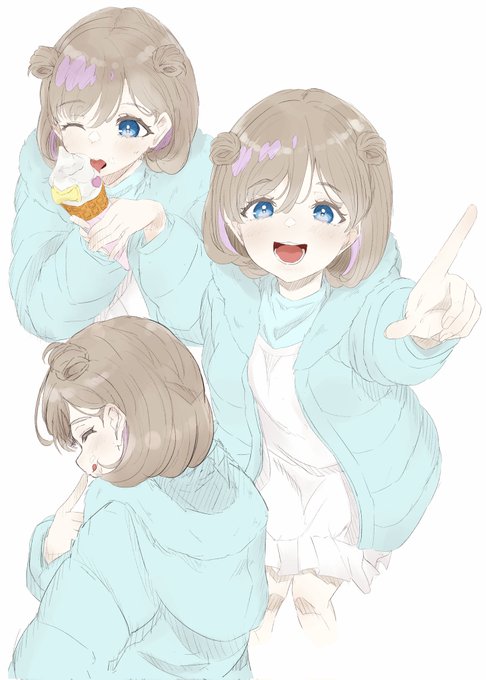 唐可可ちゃんを描きました 