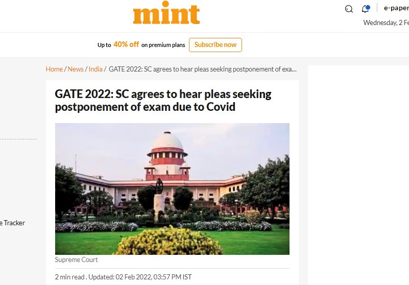 dentodontics's tweet photo. Now The Justice lies for #GATE2022 aspirants in hand of #CJIRamana #CJI #SupremeCourt 
We request the supreme to have look at plea of 8 to 9 lakhs aspirant future
So it's the time need 
#postponegate2022
#delayGATE22
#SCdelayGATE22 
Hope justice prevail 🙏🙏🙏
@sushant_says https://t.co/2XmLybkTH7