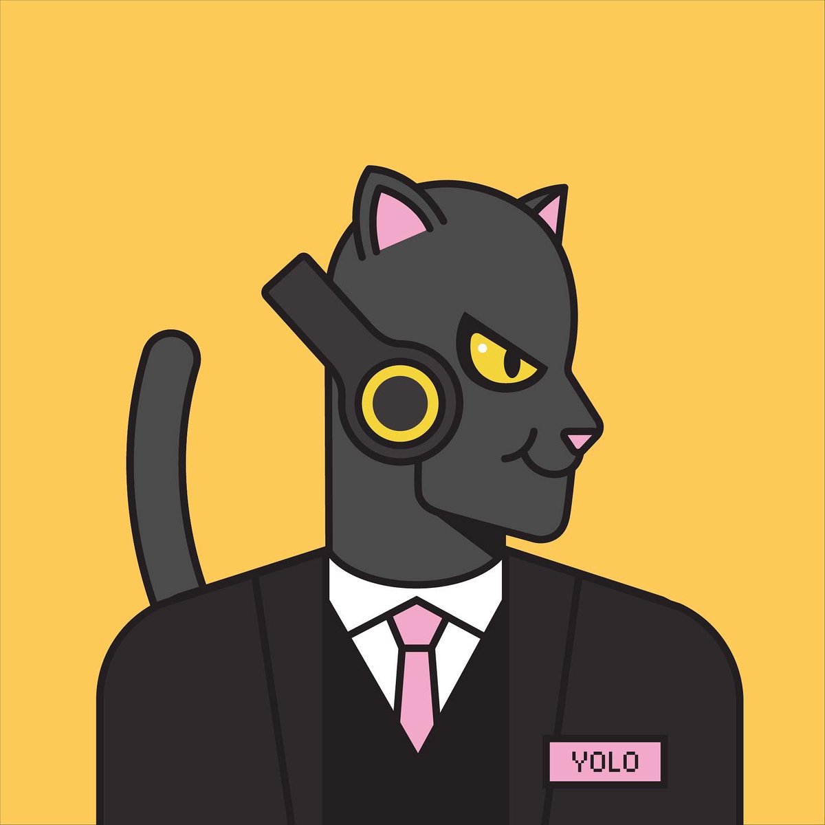 gccnft's tweet photo. You Only Live Once with @diegodtk ! Excited to collab with the founder of Yolo Cat Club to create GCC #1573, part of our YOLO cat unique collection. Welcome to the fam. https://t.co/SDVpWkvBmu