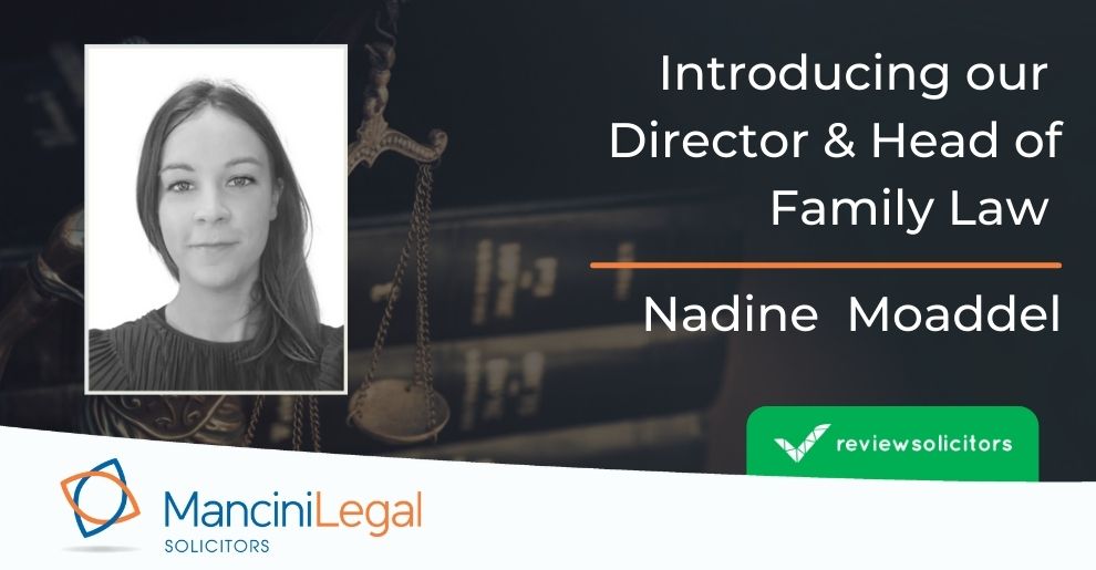 Nadine Moaddel, Head of Family.  Having worked in the industry for several years, I chose family law as my specialism upon qualifying in January 2018. I joined Mancini Legal in June 2019. Being an owner of four dogs, I love exploring new locations. #meettheteam #solicitor #la ...