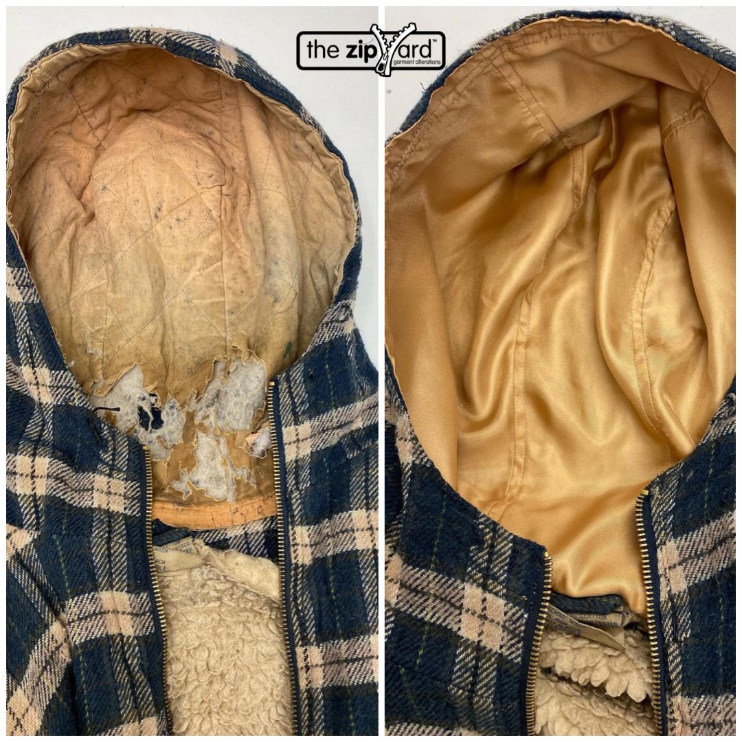 An incredible hood #repair from our The Zip Yard Brighton team, proving that if you have the inclination to fix your much loved garments, we can make them look as good as new (or perhaps better!)
Find your nearest The Zip Yard: thezipyard.co.uk/store-location… #clothingalterations