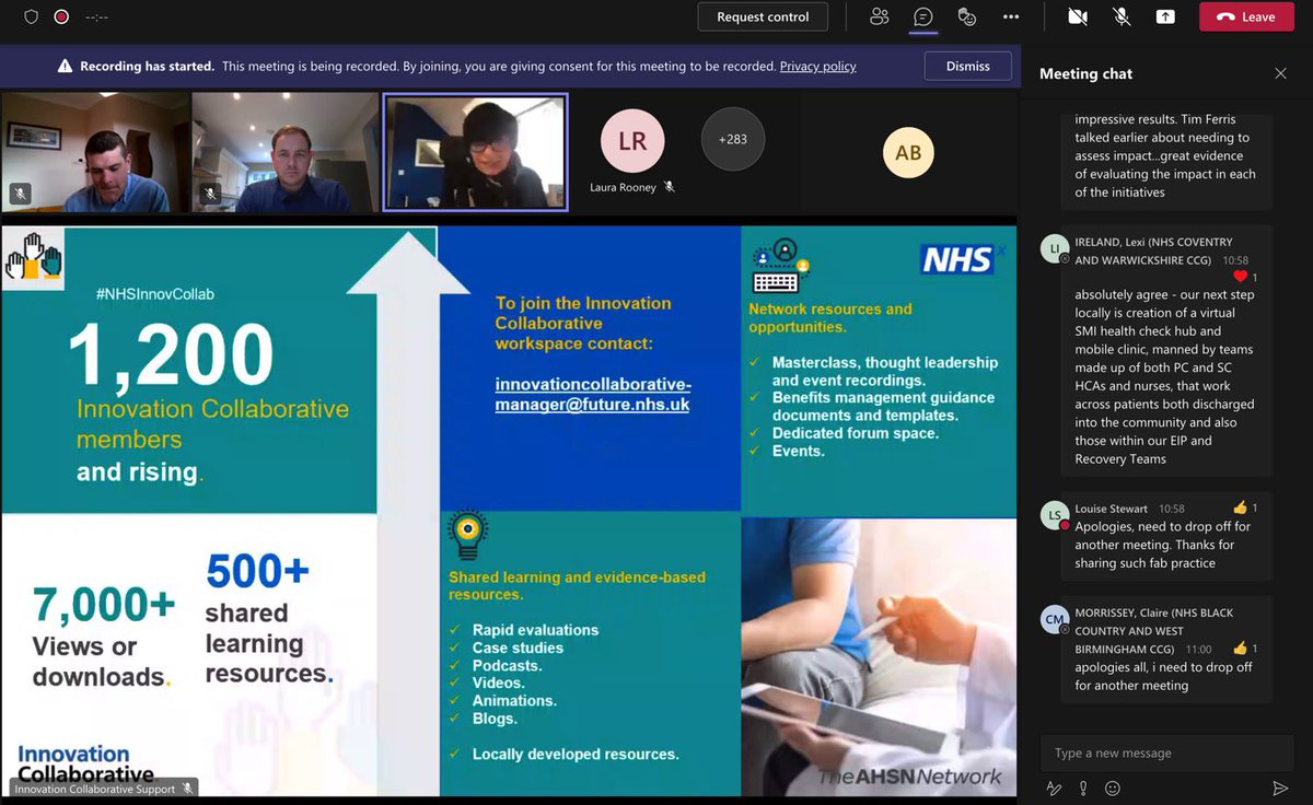 Get on this workspace everyone. There is a wealth of resources on this site is excellent and I often refer back to this site. Email the link in the photo for access 

future.nhs.uk/system/login?n…

😊👏👌#NHSInnovCollab