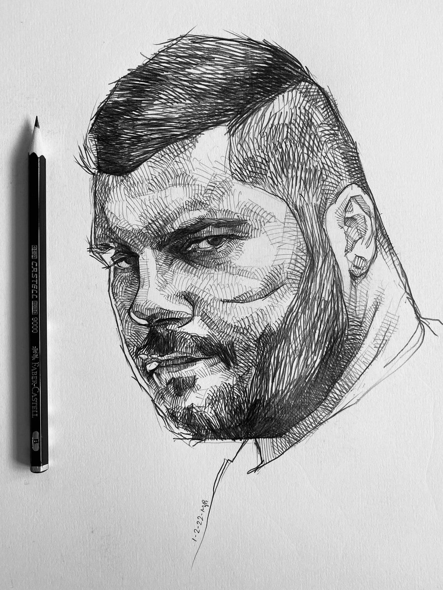A #sketch of <a href="/SalvioEspo/">Salvatore Esposito</a> in the #sketchbook #gennarosavastano #Gomorrah