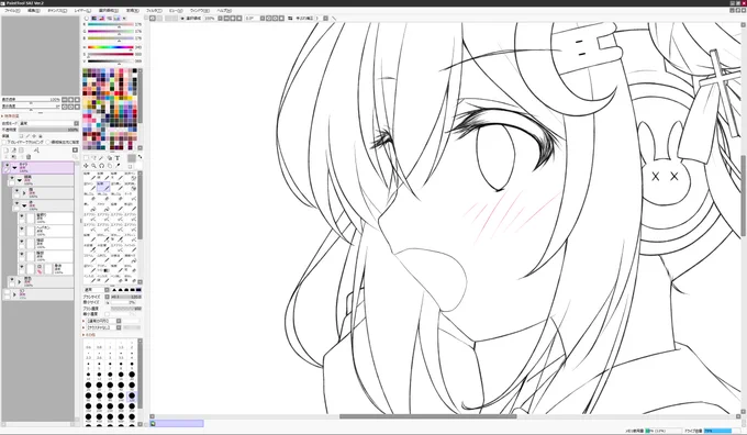 可愛いイケボ描いてる 