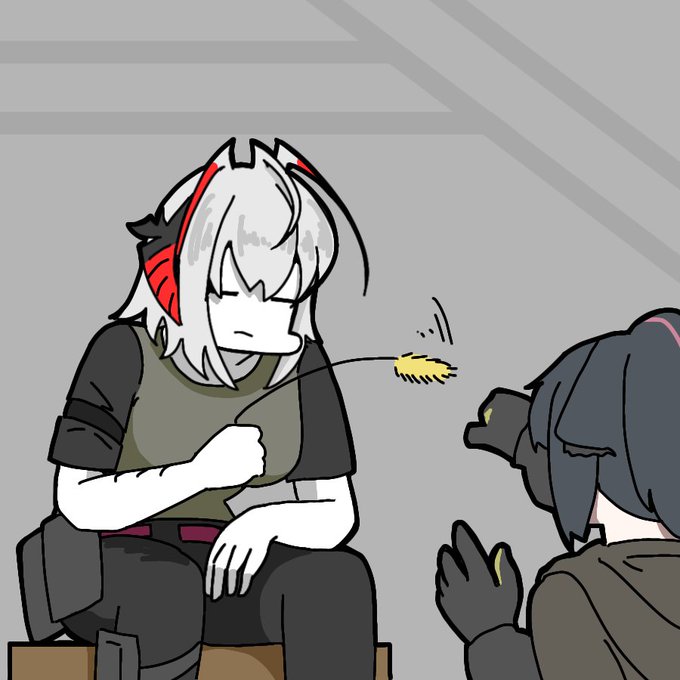 暇潰しじゃらし
#アークナイツ 