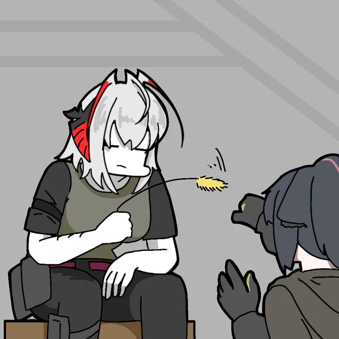 暇潰しじゃらし
#アークナイツ 