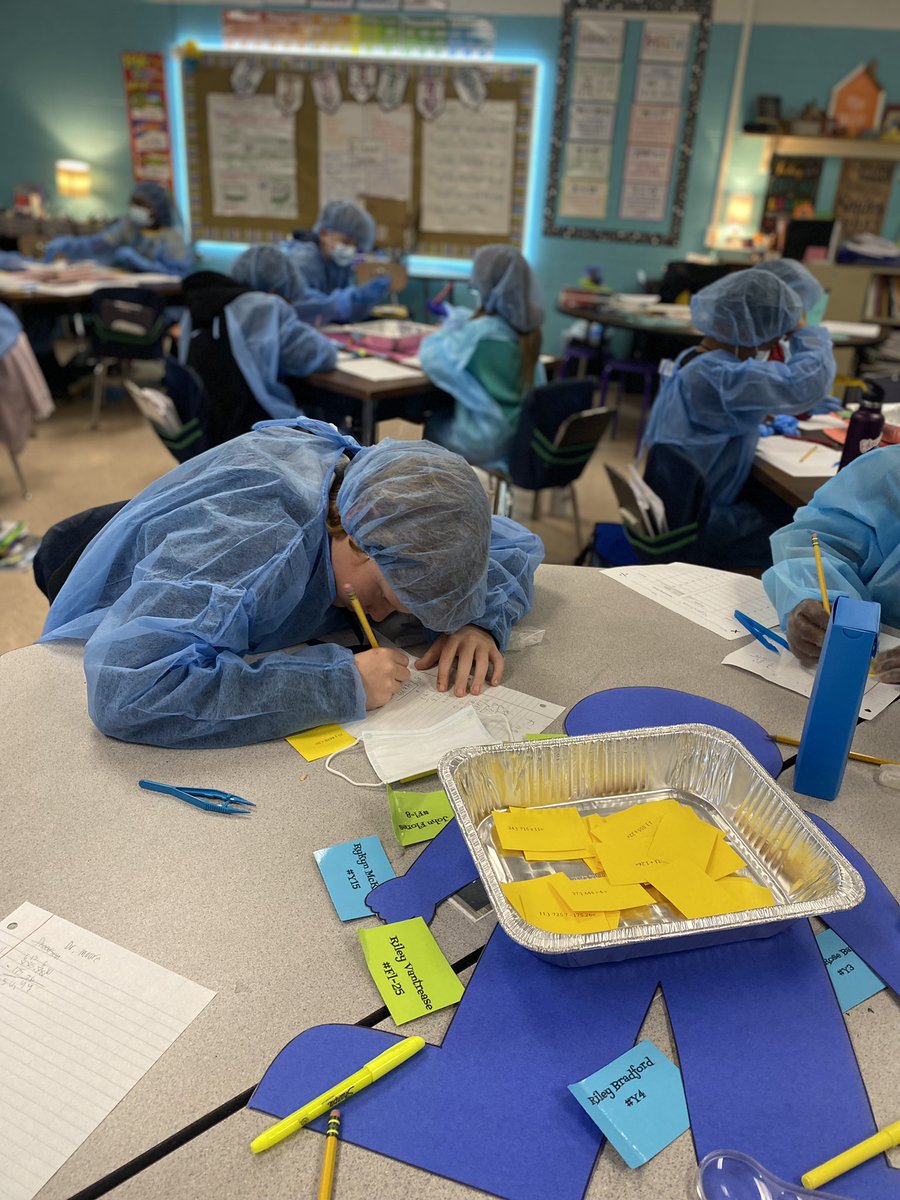 These young “doctors” performed 354 successful “operations” on whole numbers and decimals! @WeAreUnionSTEAM