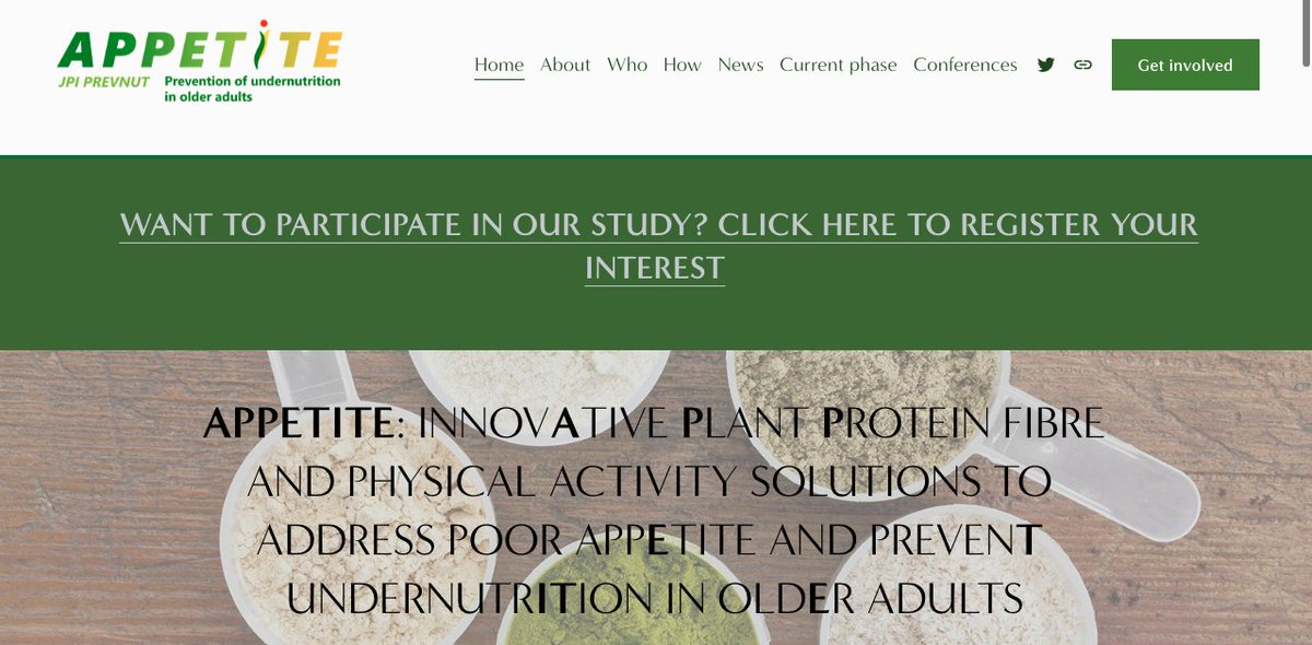 Delighted to announce the launch of the trans-European <a href="/APPETITE_JPI/">JPI APPETITE</a> project specific website. Check it out at jpi-appetite.com where you can learn about the background to the project, keep up-to-date with project developments, or even express interest in participating.