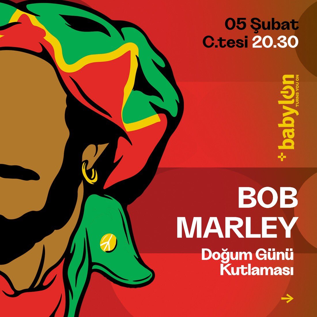 sattasband's tweet photo. Şubat ayı geldi ve Bob Marley’in Doğum Günü kutlamalarının da zamanı geldi. 05 ŞUBAT CUMARTESİ gecesi, @GorilReggae ile konser sahnesindeyiz. Gecenin başı ve sonunda ise dj (biz regiciler selekta deriz) setinin başında @c_fyah olacak. O gece @BabylonBomonti de güzellikler olacak. https://t.co/zwmg0iQ01Z