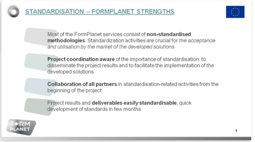 Formplanet_EU's tweet image. The first session finishes with Javier López-Quiles, programme manager at @NormasUNE, talking about two standardisation CEN Workshop agreements on two novel characterisation methodologies 

More information about #FormPlanet standardisation 👉formplanet-project.eu/standardisatio…