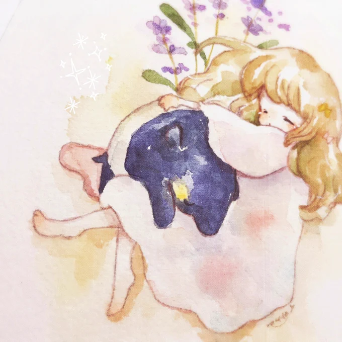 #透明水彩のTwitter展覧会
素敵な企画ありがとうございます!!水彩最高に楽しいよ♡(@'ω'@) 