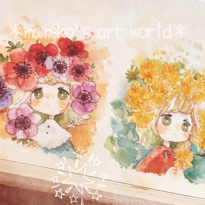 #透明水彩のTwitter展覧会
素敵な企画ありがとうございます!!水彩最高に楽しいよ♡(@'ω'@) 