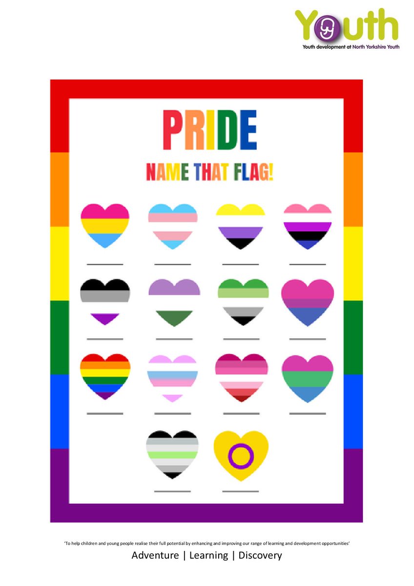 EasingwoldYouth's tweet photo. February is LGBT+ History Month! Here are some resources from our friends at NYY! #Pride #WelcomeAll https://t.co/Yc9GRsCSv0