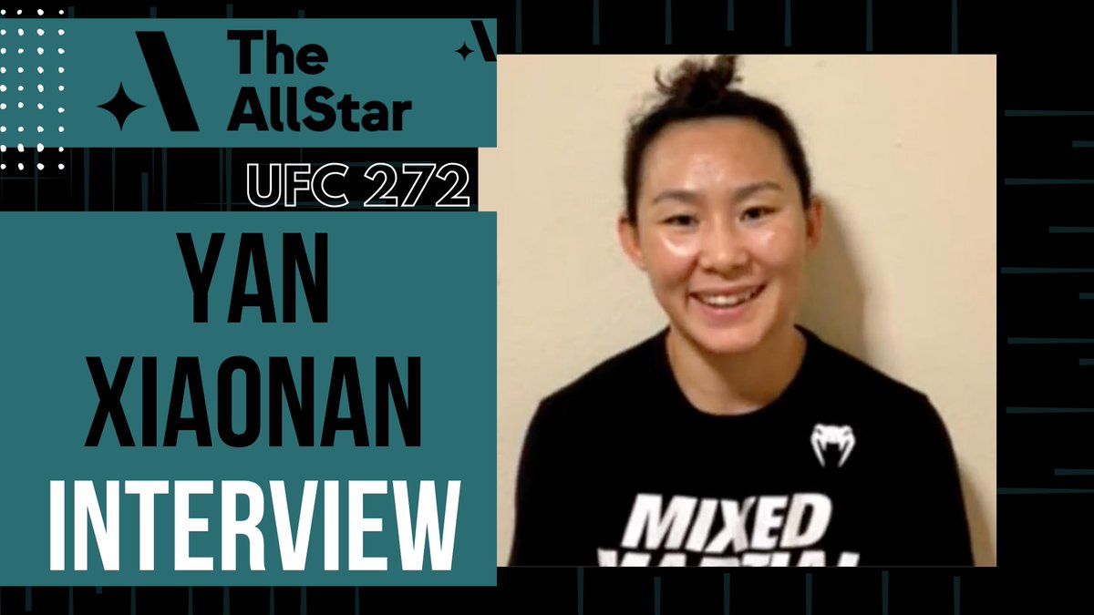 Chatted with Yan Xiaonan for @TheAllStarSport ahead of her return against Marina Rodriguez on March 5 at #UFC272. Yan training w/ Maycee Barber prepping for Rodriguez, picks Namajunas over Esparza 📺 youtu.be/UjOgnufEbTM