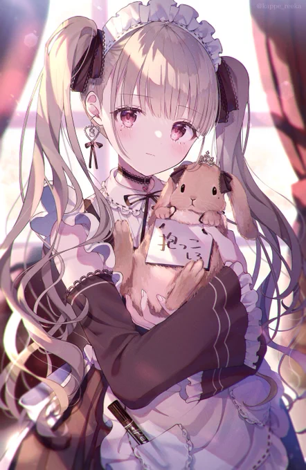 ご主人様が大好きなメイドさん🐰💗
#ツインテールの日 