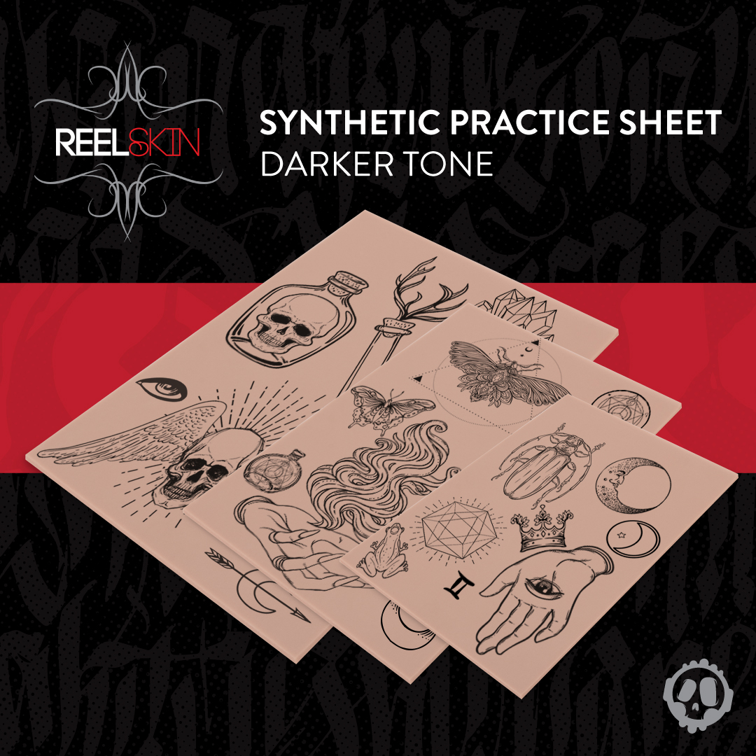 Killer Ink Tattoo on X: ReelSkin's synthetic practice sheets are the most  realistic #tattoo practice skins you can get.  This  version has a darker skin tone than the original. #killerinktattoo  #killerink #