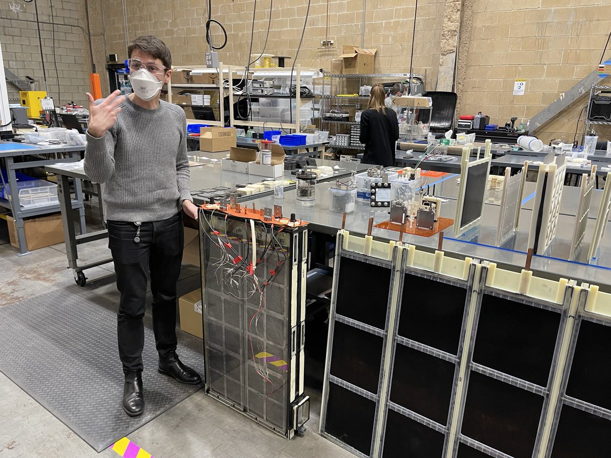 jeffroy's tweet photo. Battery storage was very much on our TUE minds yesterday. We stopped by @FormEnergyInc (https://t.co/fFq7gHgI7E) in Somerville to see a new class of cost-effective, multi-day energy storage systems that will enable a reliable and fully-renewable electric grid year-round. https://t.co/uzblqEbUxl