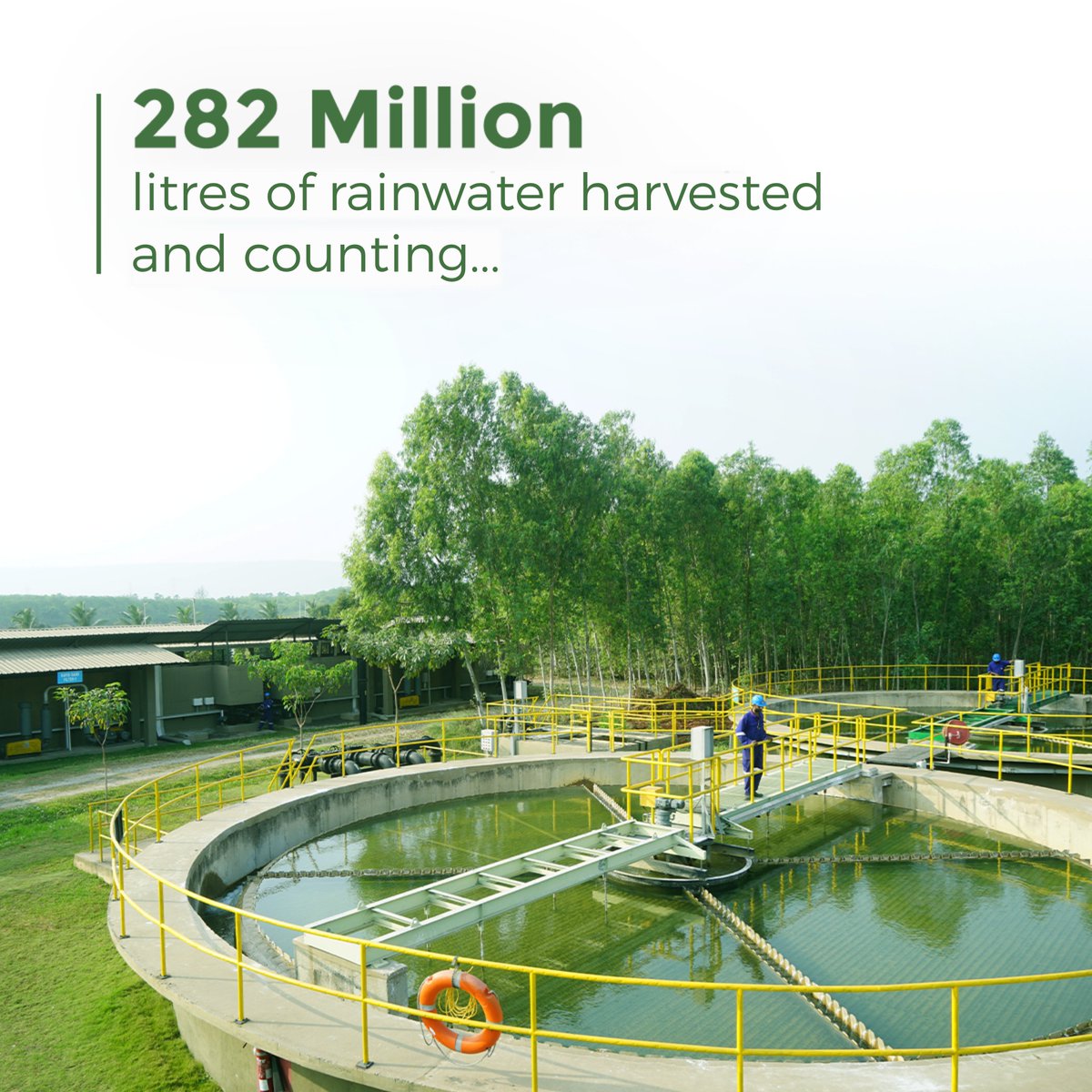 BrandixLanka's tweet photo. As we journey towards achieving zero water wastage, we have harvested 282 million litres of rainwater across our operations in Sri Lanka and India, in the 12 months ending March 2021.
#Brandix #InspiredPeople #InspiringThePlanet #Sustainability #LifeatBrandix #SaveWater https://t.co/Jttvnj2CEd