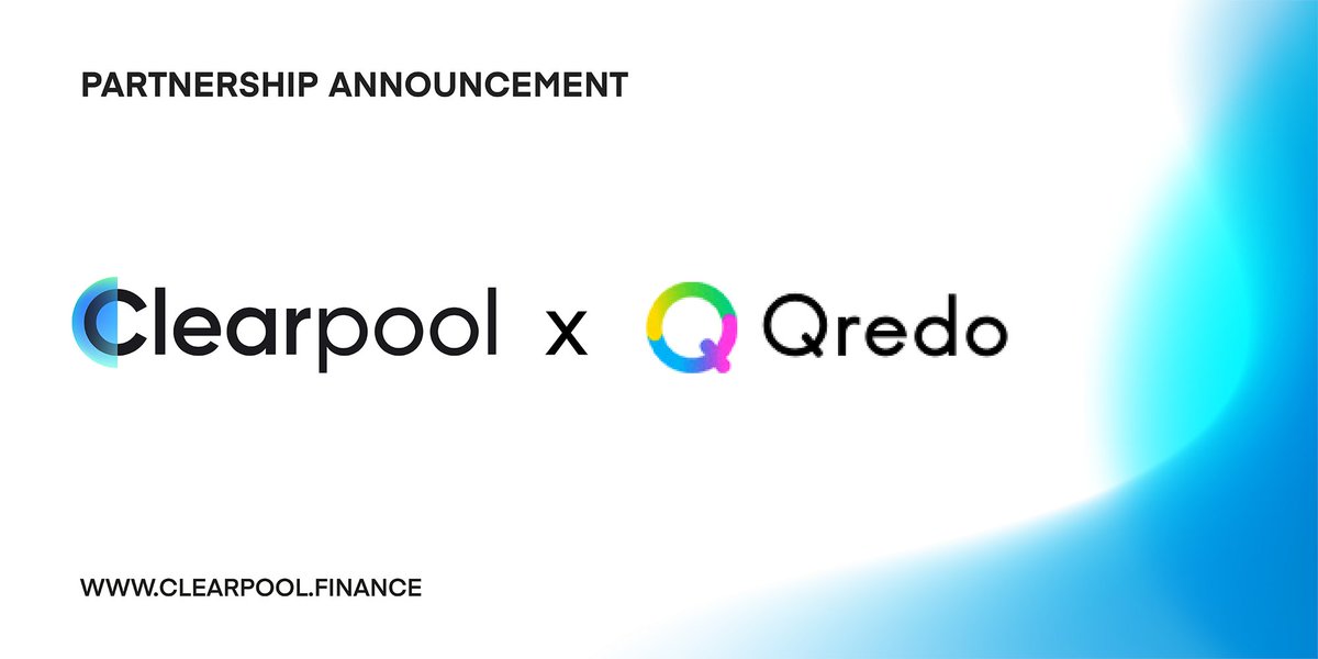 ClearpoolFin's tweet image. 📢 Clearpool partners with @QredoNetwork to power secure institutional access to #DeFi 

🔐The integration empowers institutions to safely deploy capital &amp;amp; bring a community of institutional borrowers &amp;amp; lenders to Clearpool 💰

$CPOOL $QREDO

Learn more 👇
bit.ly/3oi7ikM