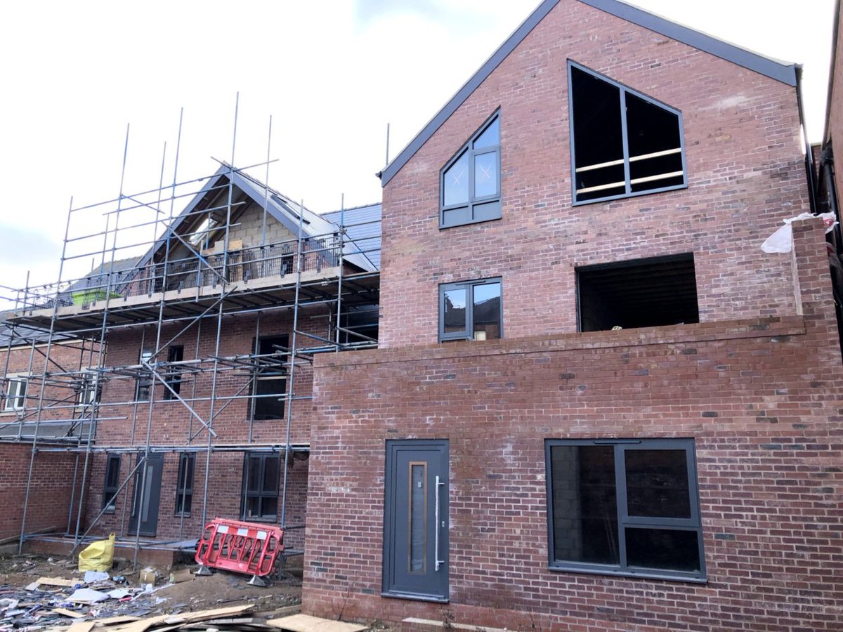 Extremely satisfying to see so much progress on our apartment scheme in Lincoln's West End. Looking forward to sharing more images as works conclude. Big thanks to one of our fellow <a href="/TeamLincs/">Team Lincolnshire</a>  ambassadors 
<a href="/TradeglazeLtd/">Tradeglaze</a>  for supplying the complex windows on this project.