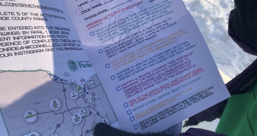 Five Monroe County parks—five missions. Are you up for a winter challenge? Cornell Cooperative Extension Monroe County and 4-H have a winter park contest. Explore, do the missions and enter to win some prizes. <a href="/SPECNews1ROC/">Spectrum News 1 ROC</a> #4H #Outdoors