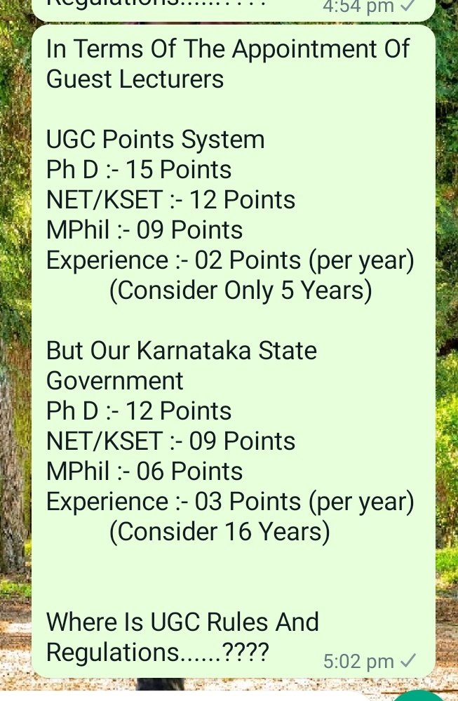 Cyhallikeri's tweet photo. The Karnataka State Government has violated the rules and regulations of the UGC, in the terms of appointment of guest lecturers.
@ugc_india @EduMinOfIndia @PMOIndia @CMofKarnataka @RahulGandhi @siddaramaiah @prajavani @tv9kannada @the_hindu https://t.co/B6wvLV9fAb