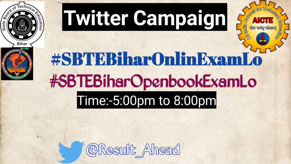 chatra_sangha's tweet photo. इस महामारी की स्थिति में, लगभग सभी राज्यों ने अपनी परीक्षा Online कर दी 
SBTE डिप्लोमा छात्रों को online exam क्यू नहीं ले रहीं ,छात्र के साथ खिलवाड़ ना करें

@NitishKumar @sumit4chakai @VijayKChy @jayantjigyasu
 @tarkishorepd @NidhiTanejaa
@EduMinOfIndia

#SBTEBiharOnlineExamLo https://t.co/tYcMAscRSG