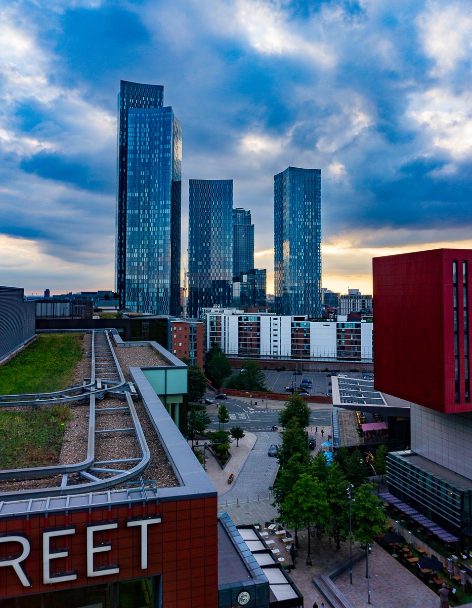 One of the newer additions to the #Manchester skyline, the towers of Deansgate Square feature in Wolfe, which was produced by <a href="/AbbottVision/">AbbottVision</a> for <a href="/skytv/">Sky TV</a> We worked closely with the production to facilitate filming in all Manchester locations.