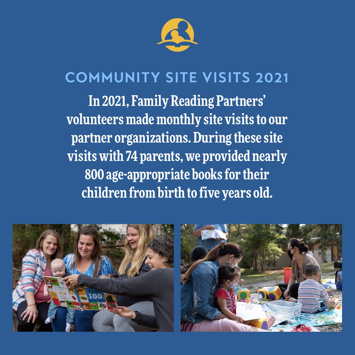 TheSplinterGrp's tweet image. We're excited to share our new website for Family Reading Partners. This local nonprofit delivers books and shares techniques with parents to encourage reading with their children. This is done through home visits and local organizations in the community.