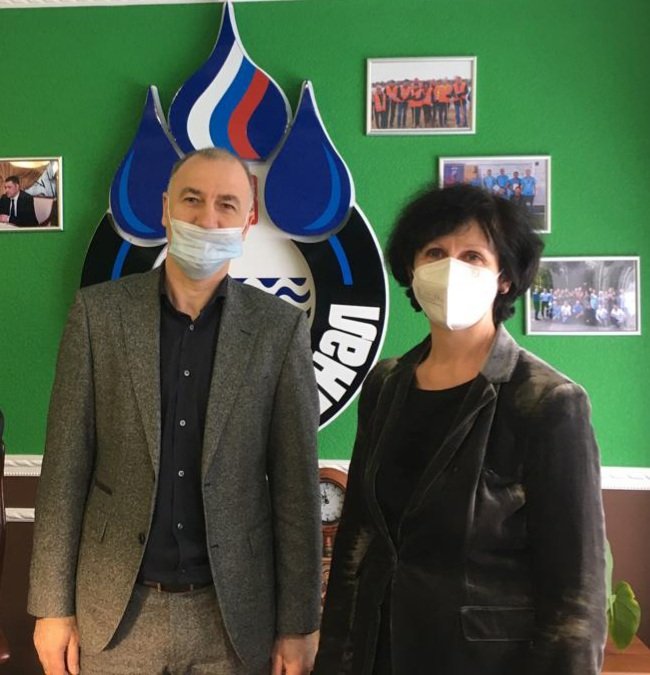 LatviaPskov's tweet photo. Проект "Чистая вода" по программе #latruscbc  приближается к завершению. Руководитель консульства #Латвии  в Пскове Л.Ленкевича и директор администрации г.Пскова #Горводоканал К.В.Болотин обсудили реализацию проекта и идеи для заключительного мероприятия проекта. https://t.co/6uvIEImDB2